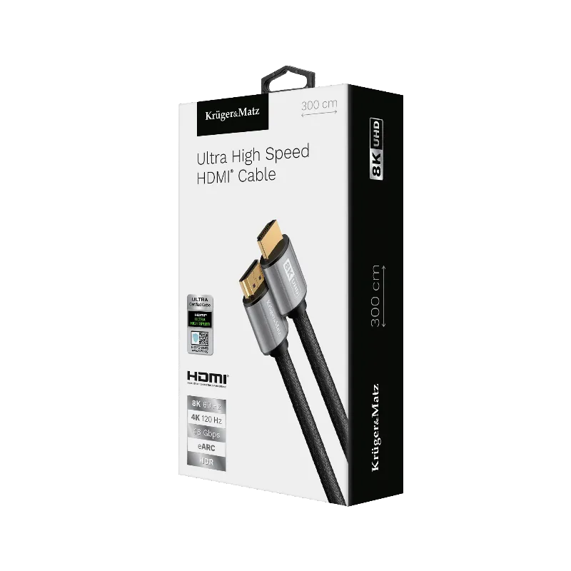 Cablu HDMI - HDMI 8K V 2.1 3M Kruger&Matz