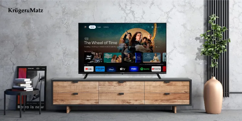Google Smart TV 50 Inch 126CM Ultrahd 4K Kruger&Matz