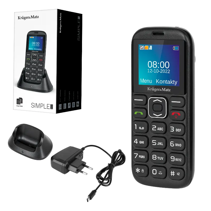 Telefon GSM Seniori Buton SOS 4G Kruger&Matz