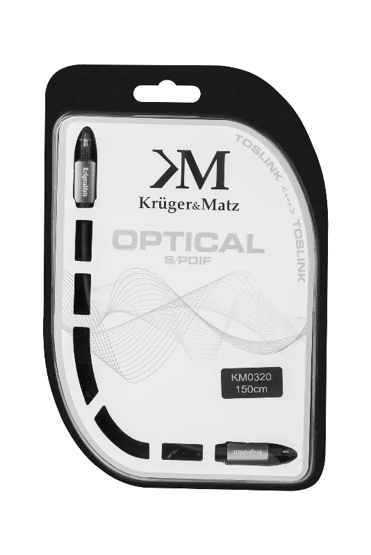Cablu Optic Toslink-Toslink 1.5M Kruger&Matz