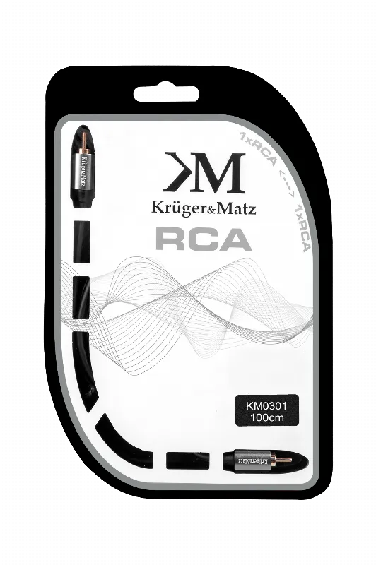 Cablu 1RCA-1RCA 1.0M Kruger&Matz