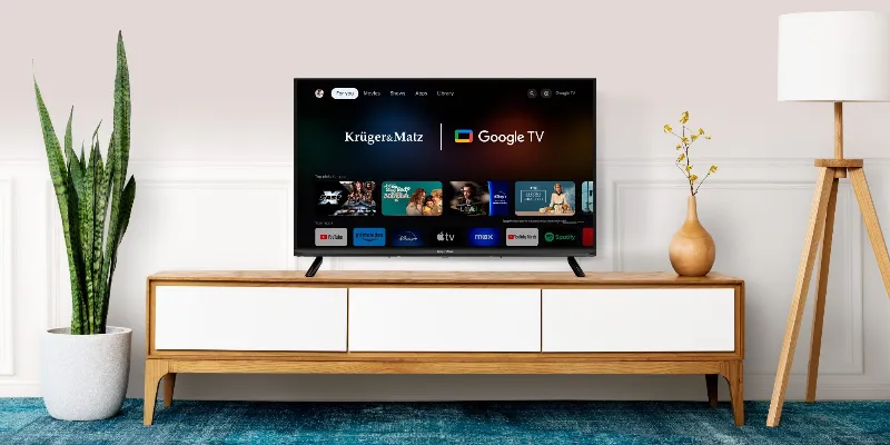 Google Smart TV 32 Inch 81CM H265 HEVC Kruger&Matz