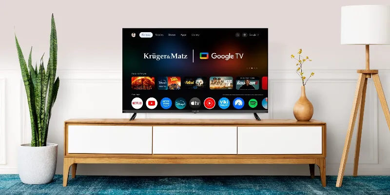 Google Smart TV 5.0 40 Inch 101CM H265 HEVC Kruger&Matz