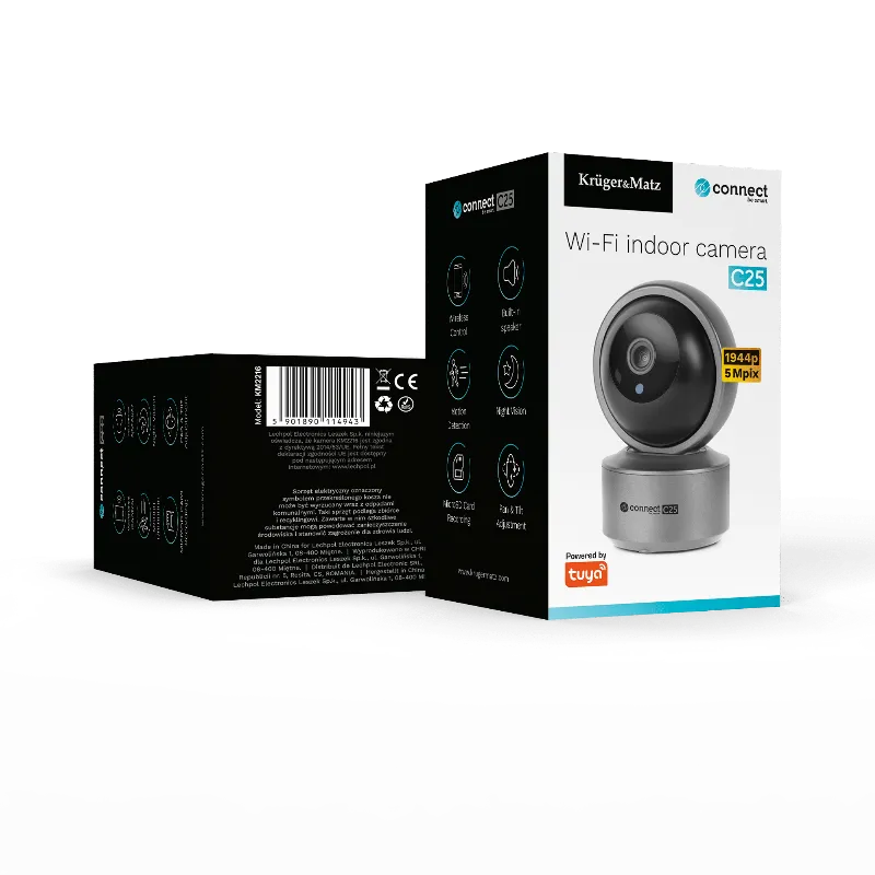 Camera IP Interior 2K Connect C25 Tuya Kruger&Matz
