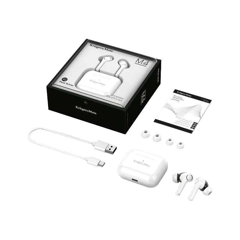 Casti Bluetooth 5.0 TWS M4 Pro Kruger&Matz