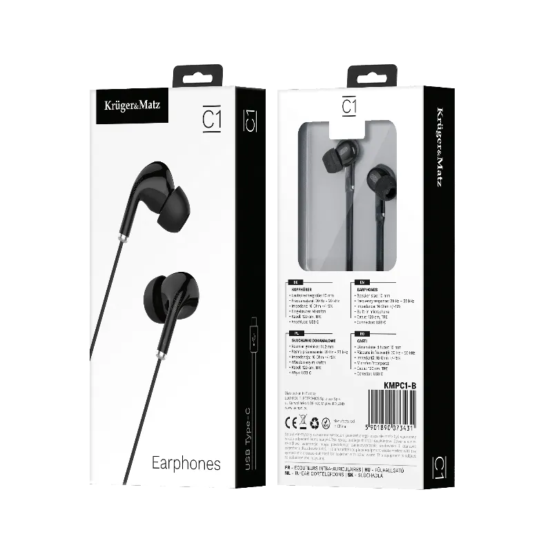 Casti in-Ear cu Microfon Kruger&Matz