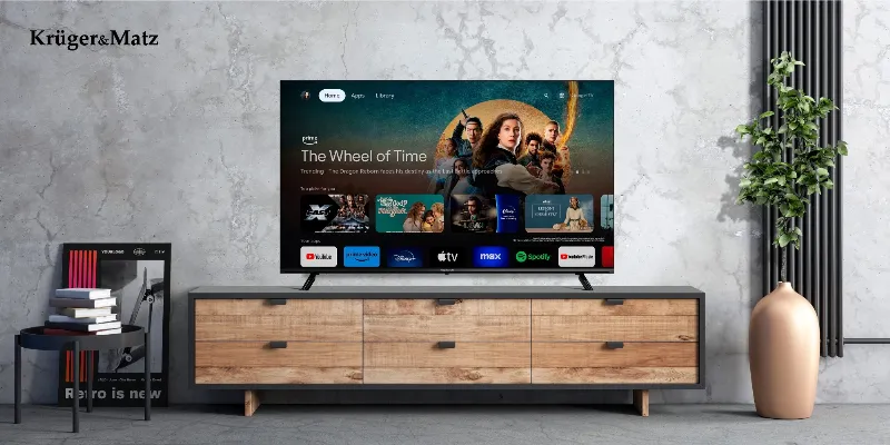 Google Smart TV 55 Inch 141CM Ultrahd 4K Kruger&Matz