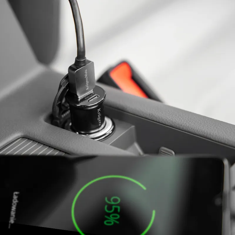 Incarcator Auto 2XUSB 3.1A QC 3.0 PD K&M