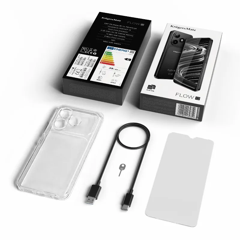 Smartphone 4GB/64GB Flow 12 Negru Kruger&Matz