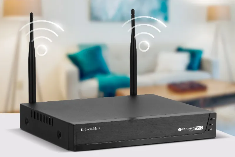 Set NVR Supraveghere Video Wifi 4 Camere Tuya C200