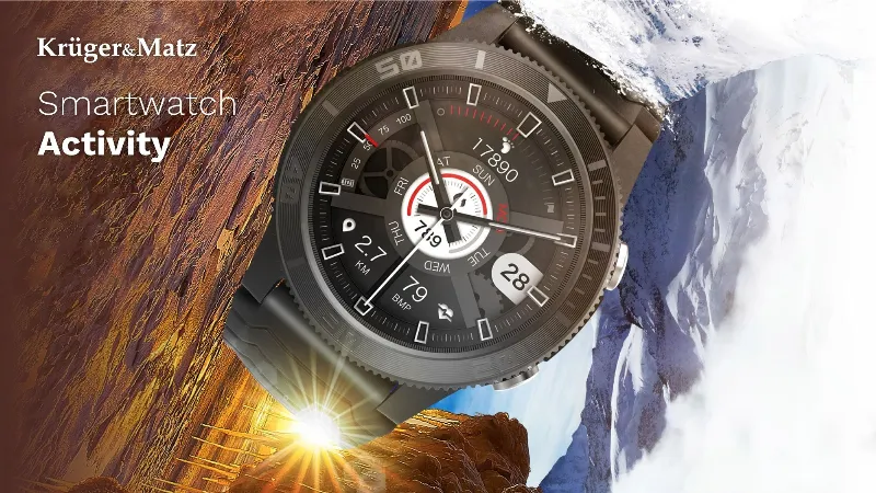 Smartwatch Activity Black GPS Kruger&Matz