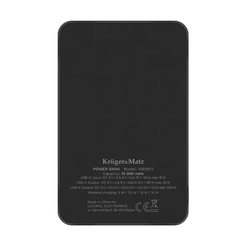 Power Bank 10000 MAH MAG Safe Kruger&Matz