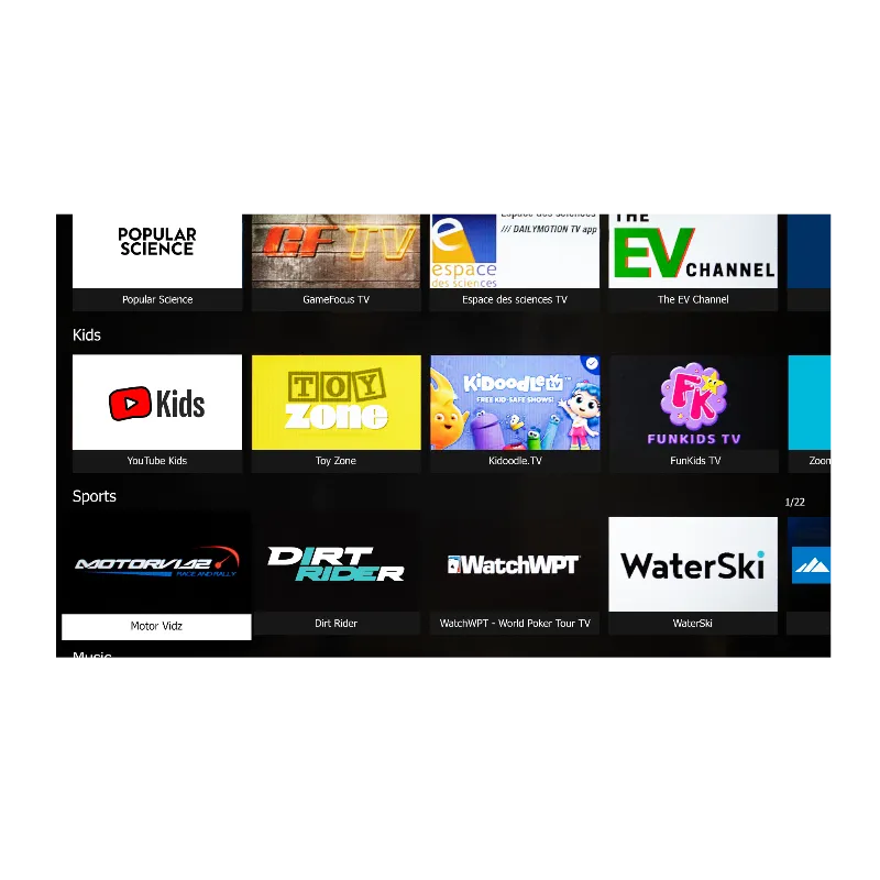 TV Ultrahd 4K 55 Inch 140CM Smart Vidaa Kruger&Matz