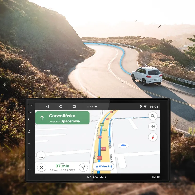 Radio Player 2 din Carplay/Android Auto Kruger&Matz