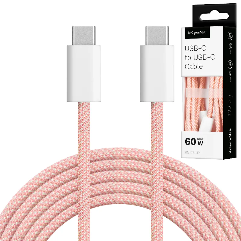Cablu USB Tip C - USB Tip C 60 W 1.0 M Kruger&Matz