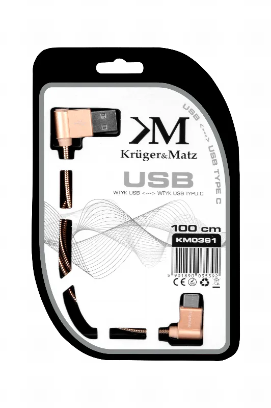 Cablu USB - USB Tip C 1M Kruger&Matz