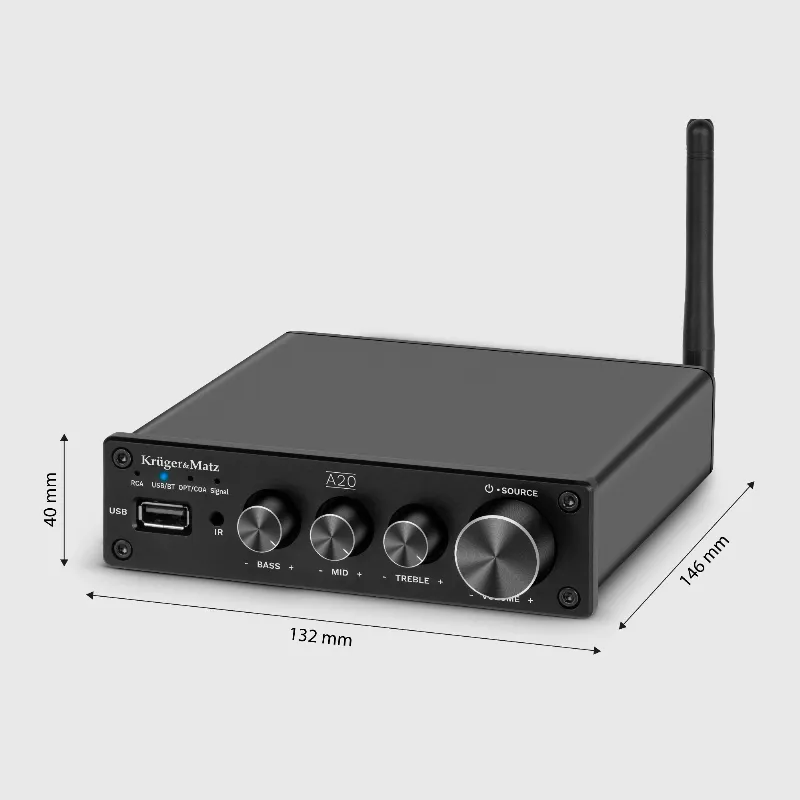Amplificator Audio Stereo 2X100W A20 Kruger&Matz