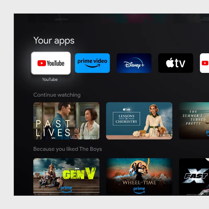 Google Smart TV 55 Inch 141CM Ultrahd 4K Kruger&Matz